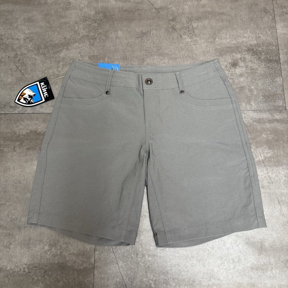NWT - Kuhl Women's Trekr Shorts 8” Inseam Size 4 Gray Hiking Outdoor